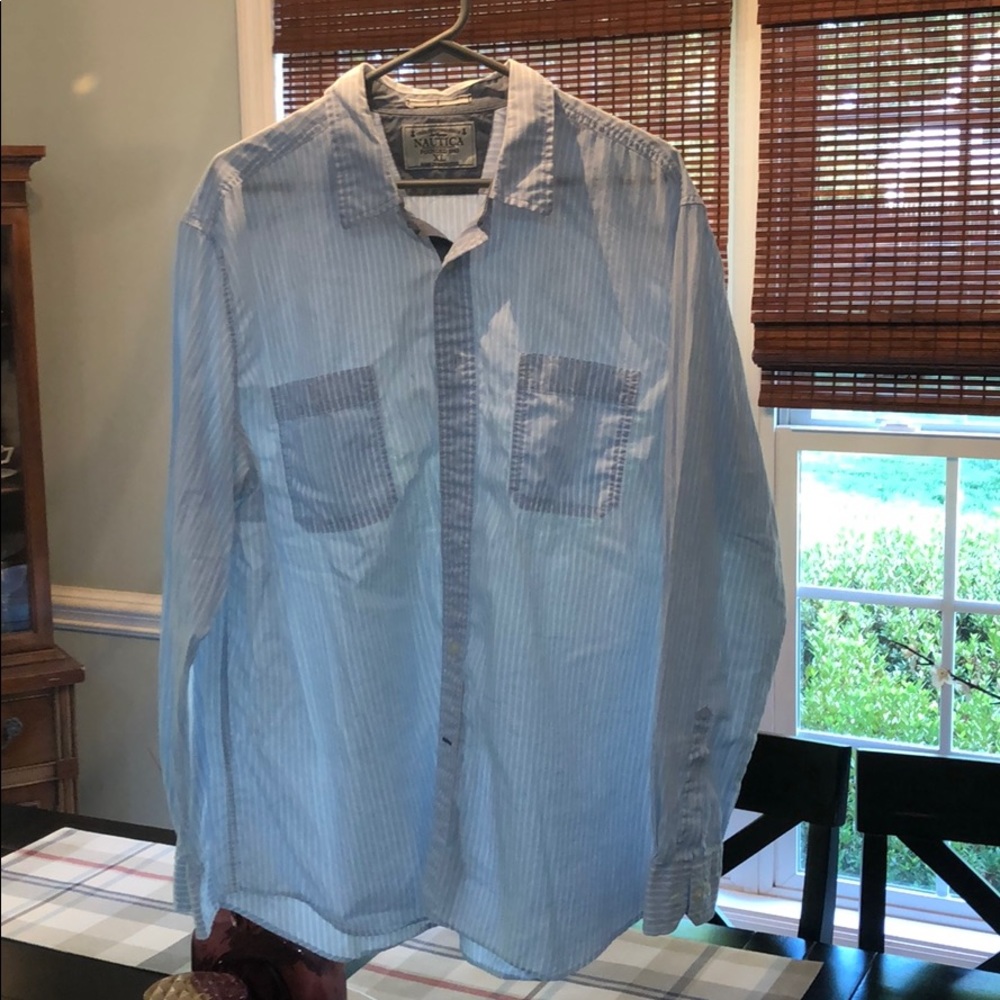 Nautical Button DowN XL